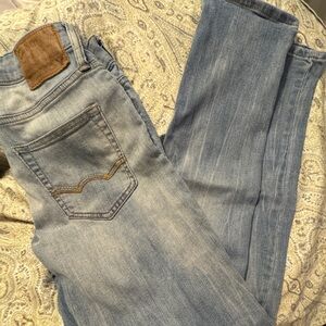 American Eagle Outfitters Blue Straight Jeans Vintage Charm